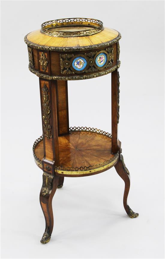 A 19th century French ormolu gueridon or jardiniere stand, H.2ft 6in.